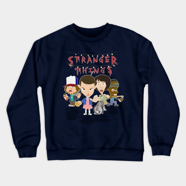 STRANGER THINGS Crewneck Sweatshirt by markucho88